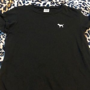 black shirt from PINK